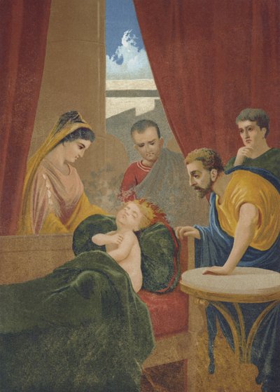Servius Tullius, Legendary Sixth King of Rome by Spanish School